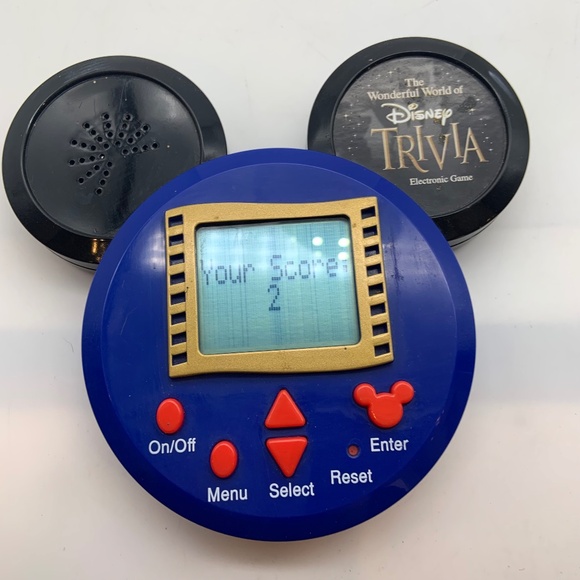 Disney The Wonderful World of Disney Character Trivia Electronic Handheld Game - Picture 2 of 14